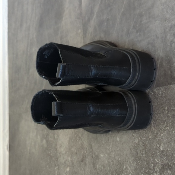 Lucky Brand Ellerey Chunky Chelsea Boot Black 6.5 streetwear casual punk hip - Picture 6 of 12